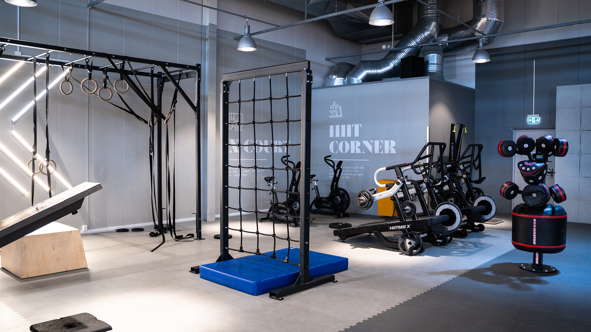 HIIT utrustning på Fitness24Seven Toftanäs