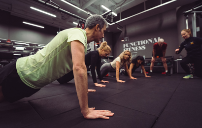 Small Group Workout at the gym