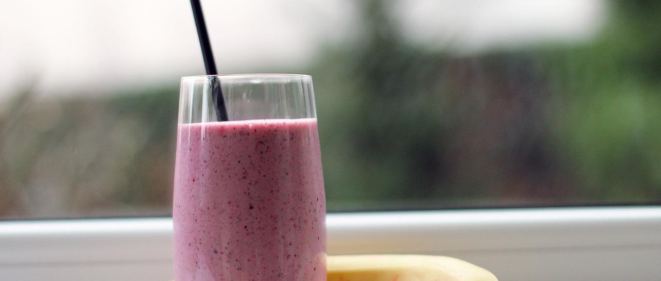 Nyttig smoothie för träning