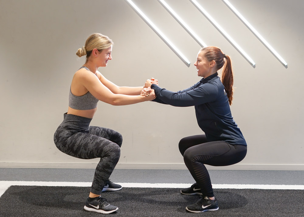 squats together