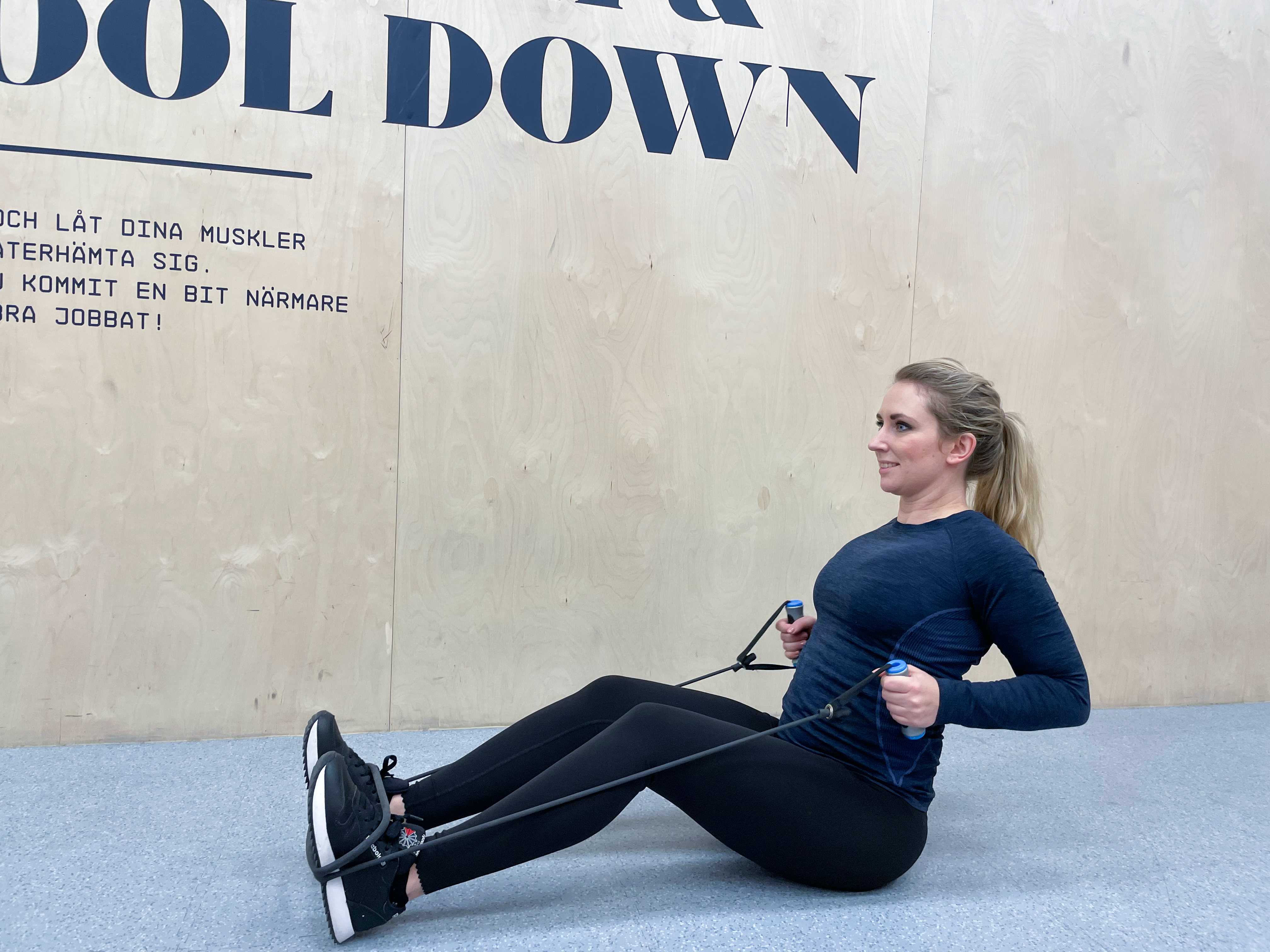 Knäböj med axelpress